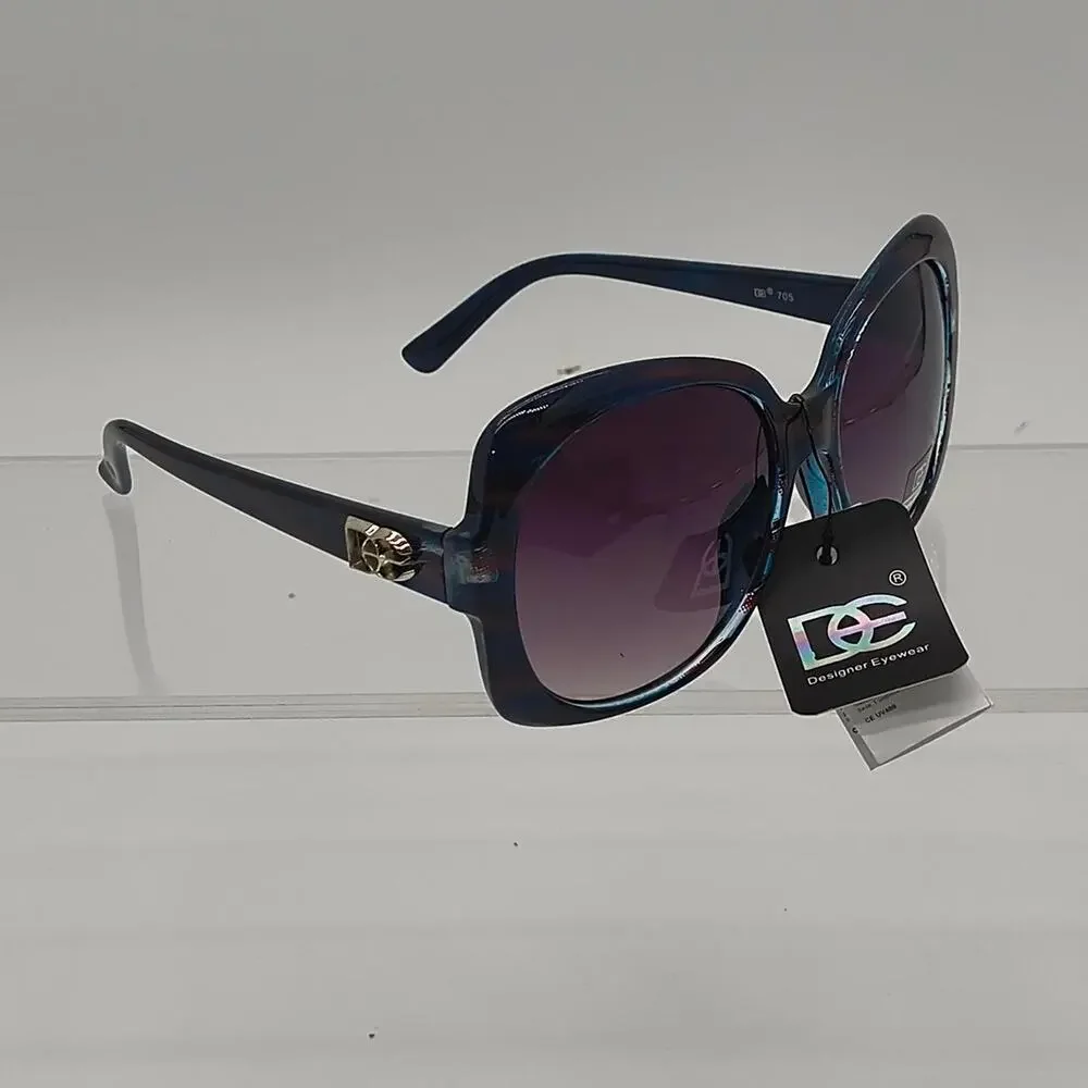 Designer inspired sunglasses in navy